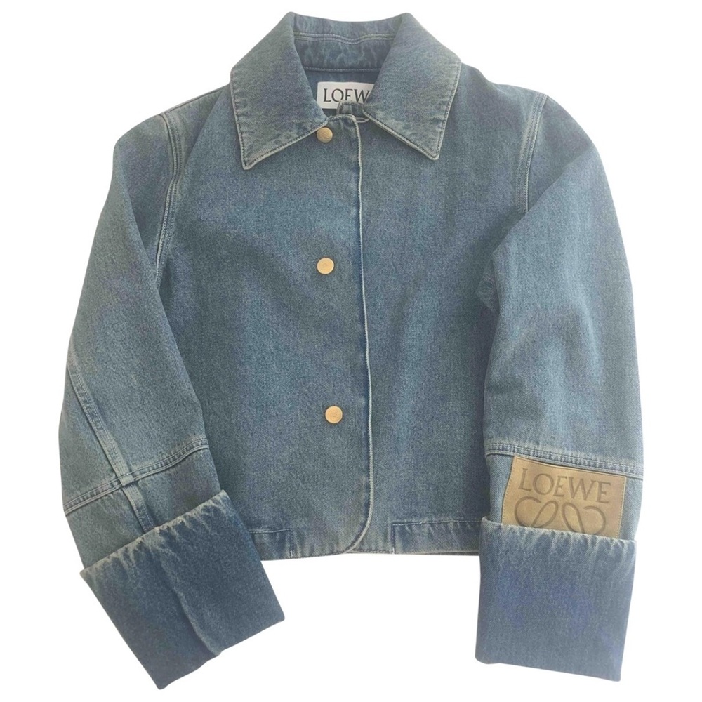 Loewe cropped denim jacket